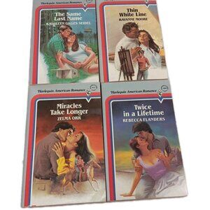 LOT of Four 1983 paperback books HARLEQUIN AMERICAN ROMANCE